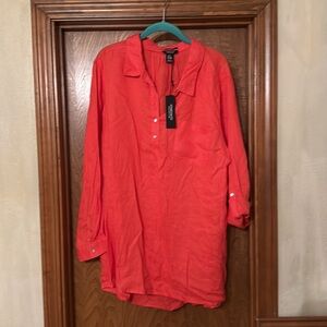 Jones New York Coral Blouse